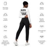 BFH long-sleeve crop top